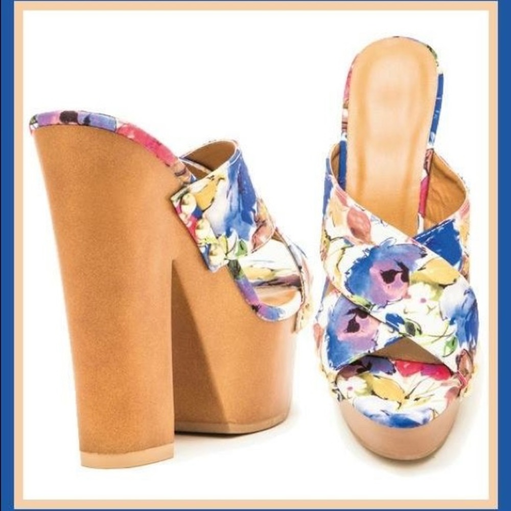 Wooden Block Heel